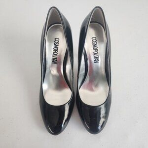 Cosmopolitan Woman’s Black Patent Leather Heel Pump/Sz 7 M/Preowned.